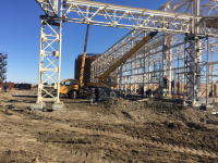 A water pumping station for increasing the water supply through the Astrakhan-Mangyshlak pipeline, Mangystau region