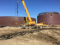 A water pumping station for increasing the water supply through the Astrakhan-Mangyshlak pipeline, Mangystau region