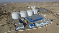 Waste water treament facility, Zhanaozen, Mangistau region