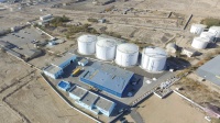 Waste water treament facility, Zhanaozen, Mangistau region