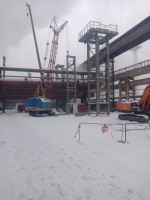 A plant-wide blast furnace gas collector, Temirtau, Karaganda region